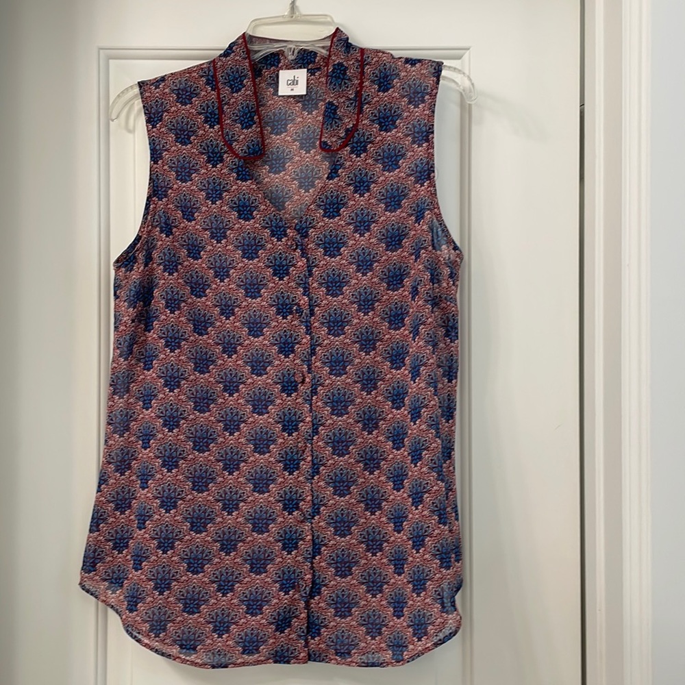 CAbi sleeveless blouse - size m